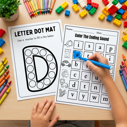 Alphabet Learning Bundle | ABC Tracing & Handwriting Printables for Preschool & Kindergarten